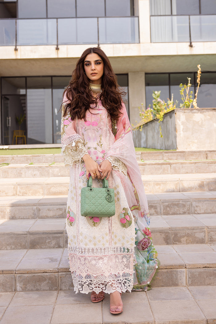 Saira Rizwan | Luxury Lawn 24 | LAUREL - SRLL24-01 -  Saira Rizwan Luxury -  House of Maryam
