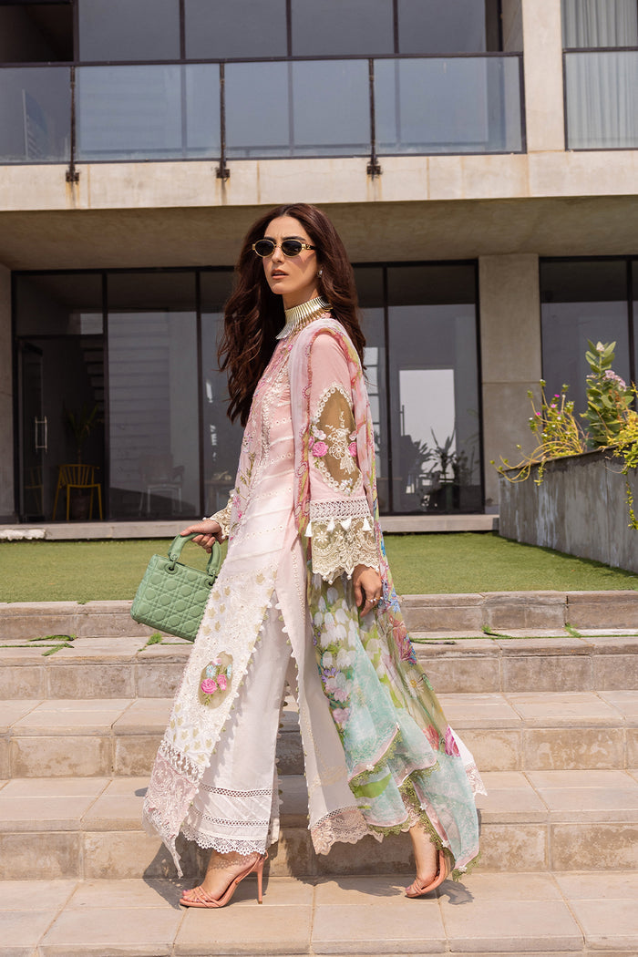 Saira Rizwan | Luxury Lawn 24 | LAUREL - SRLL24-01 -  Saira Rizwan Luxury -  House of Maryam
