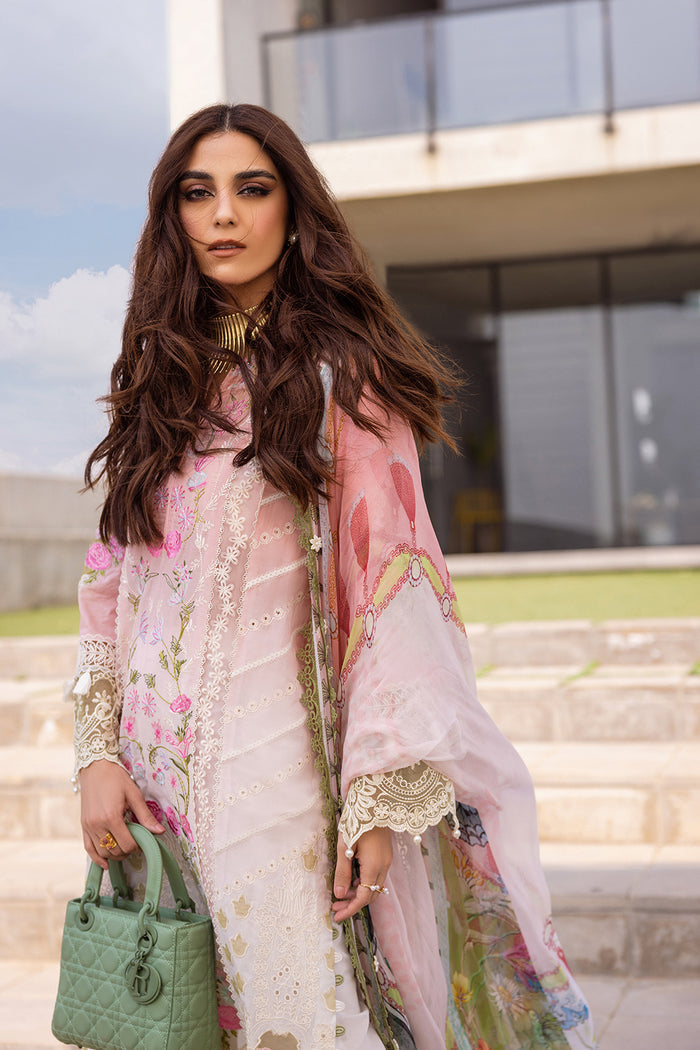 Saira Rizwan | Luxury Lawn 24 | LAUREL - SRLL24-01 -  Saira Rizwan Luxury - Original Designer Dress - House of Maryam