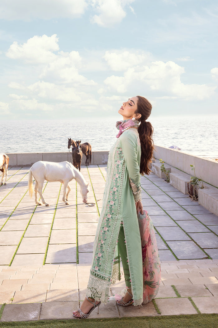 Saira Rizwan | Luxury Lawn 24 | KESHI - SRLL24-02 -  Saira Rizwan Luxury - Original Designer Dress - House of Maryam