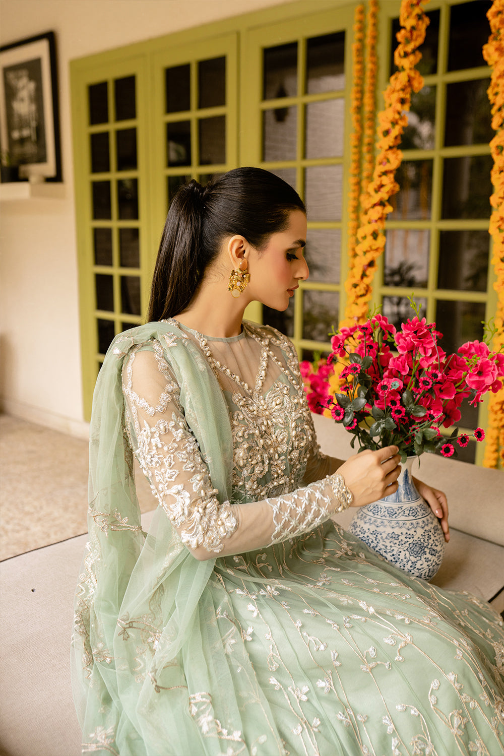 Saira Rizwan | Serafina Festive Formals | Cassiel -  Saira Rizwan Bridal - Original Designer Dress - House of Maryam