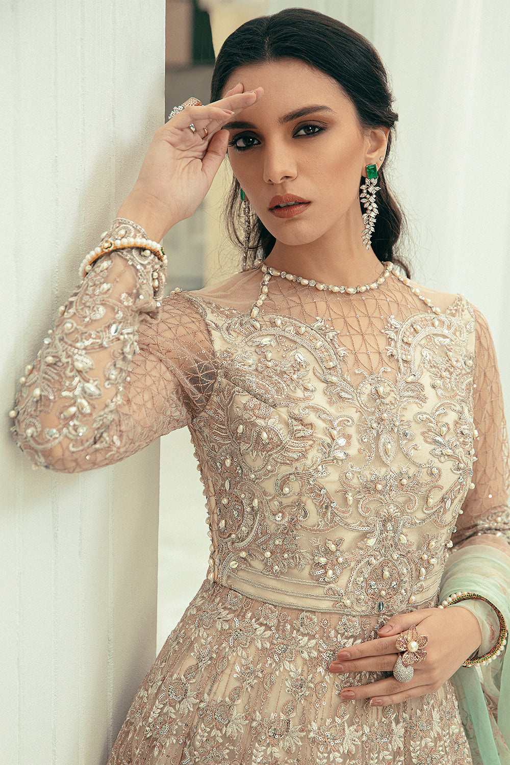 Saira Rizwan | Serafina Festive Formals | Lailah by Designer Saira Rizwan - House of Maryam - Pakistani Designer Ethnic Wear in {{ shop.shopifyCountryName }}