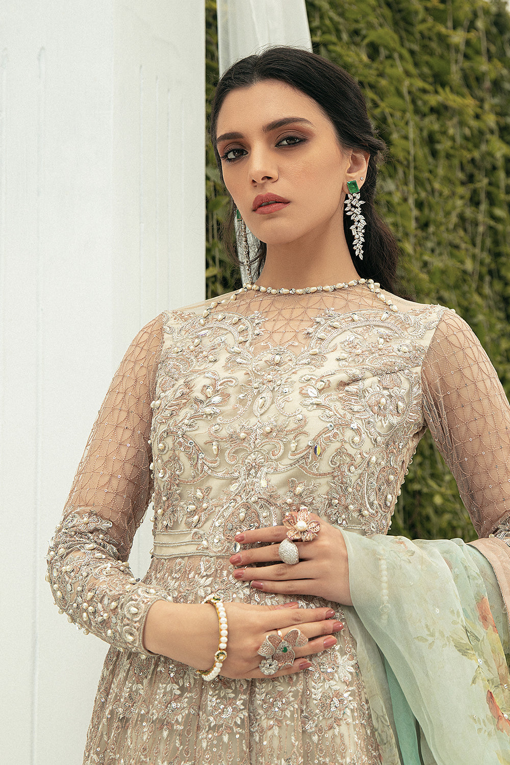 Saira Rizwan | Serafina Festive Formals | Lailah by Designer Saira Rizwan - House of Maryam - Pakistani Designer Ethnic Wear in {{ shop.shopifyCountryName }}