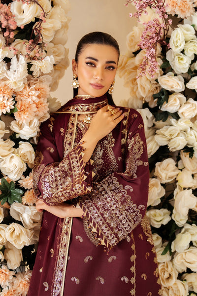 Alizeh | Luxury Raw Silk | AF-RS-01-SALSA -  Alizeh Ladies Clothes - Original Designer Dress - House of Maryam