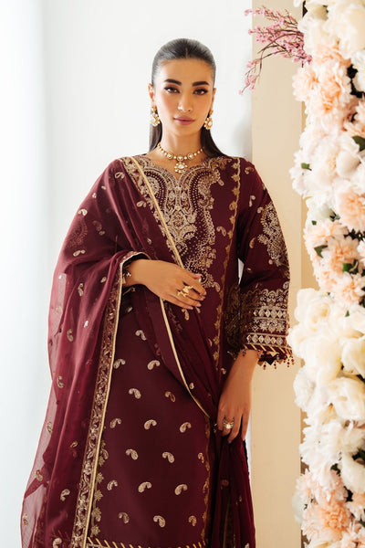 Alizeh | Luxury Raw Silk | AF-RS-01-SALSA -  Alizeh Ladies Clothes - Original Designer Dress - House of Maryam