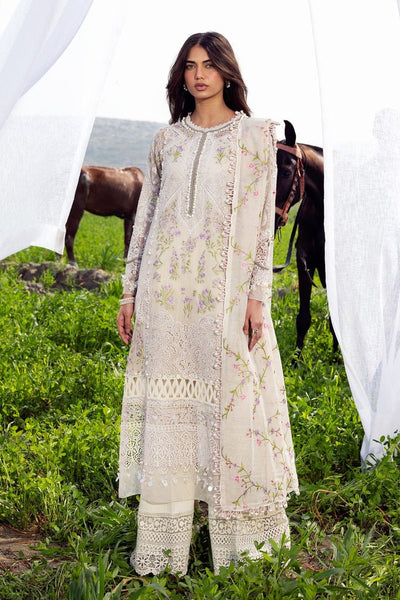 Sana Safinaz | Luxury Lawn 26 | S-05-Brand:Mushq-Type:Luxury-soft gray-Net-House of Maryam- Buy in UK, USA