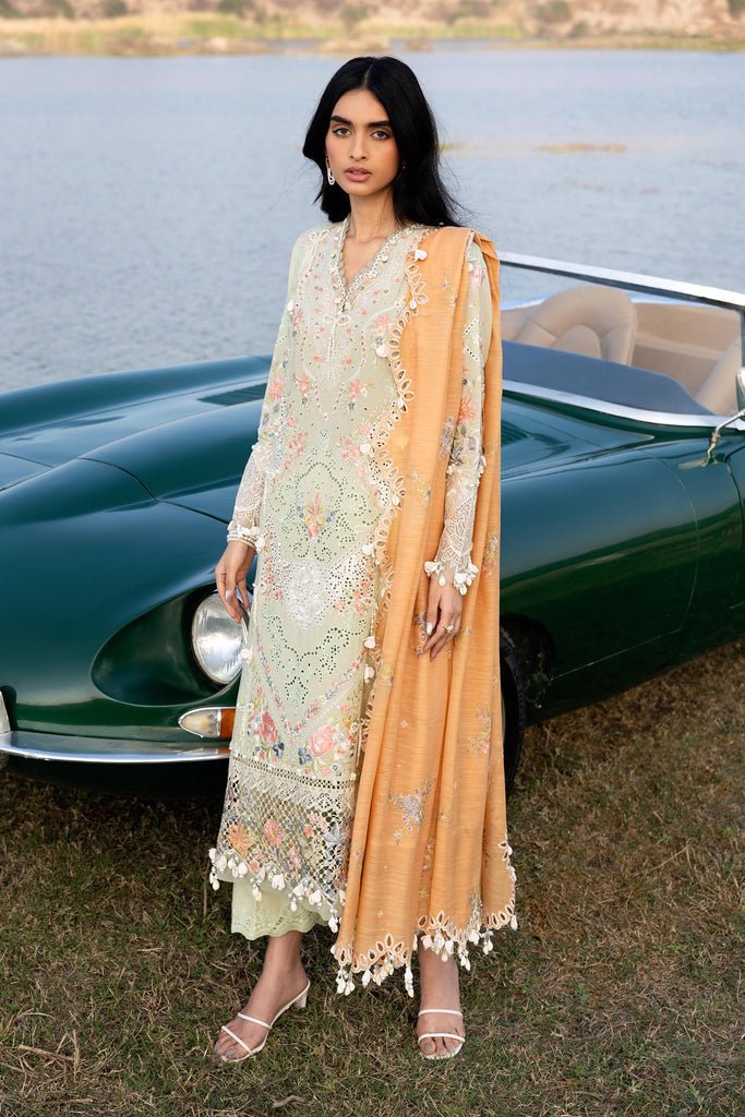 Sana Safinaz | Luxury Lawn 26 | S-06-Brand:Sana Safinaz-Type:Ladies Clothes-Pastel Mint-Lawn-House of Maryam- Buy in UK, USA
