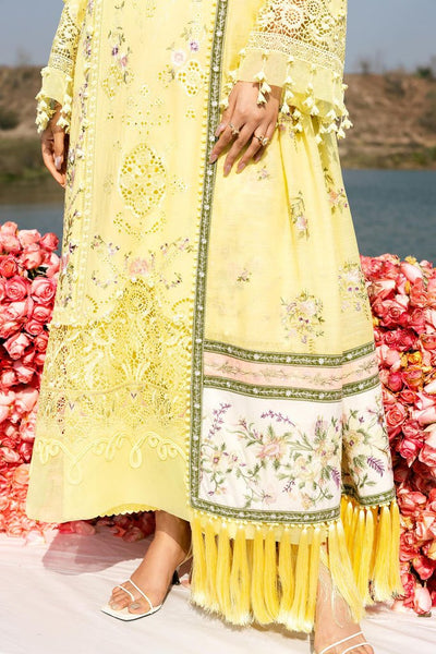Sana Safinaz | Luxury Lawn 26 | S-07-Brand:Sana Safinaz-Type:Ladies Clothes-Pastel Yellow-Lawn-House of Maryam- Buy in UK, USA