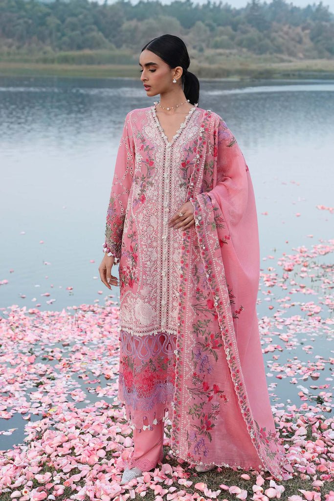 Sana Safinaz | Luxury Lawn 26 | S-08-Brand:Sana Safinaz-Type:Ladies Clothes-Pink-Lawn-House of Maryam- Buy in UK, USA
