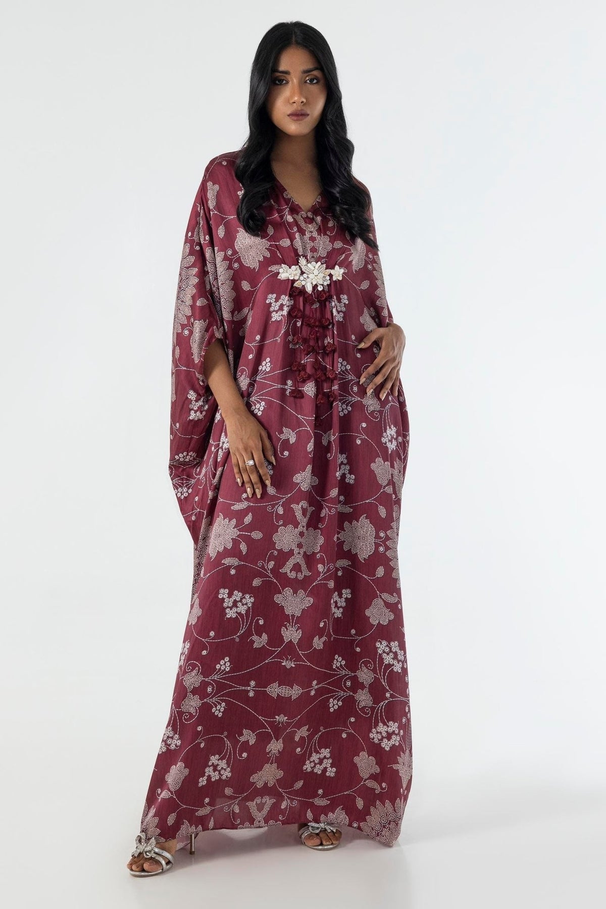 Sana Safinaz | Silk Tunics | FW24STP802-Brand:Sana Safinaz-Type:Ladies Clothes-Multicolor-Silk-House of Maryam- Buy in UK, USA