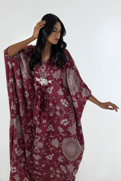 Sana Safinaz | Silk Tunics | FW24STP802-Brand:Sana Safinaz-Type:Ladies Clothes-Multicolor-Silk-House of Maryam- Buy in UK, USA