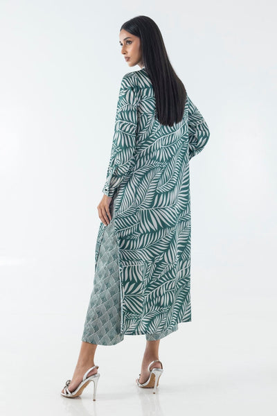 Sana Safinaz | Silk Tunics | FW24STP804P2T-Brand:Sana Safinaz-Type:Ladies Clothes-Multicolor-Poly Satin-House of Maryam- Buy in UK, USA
