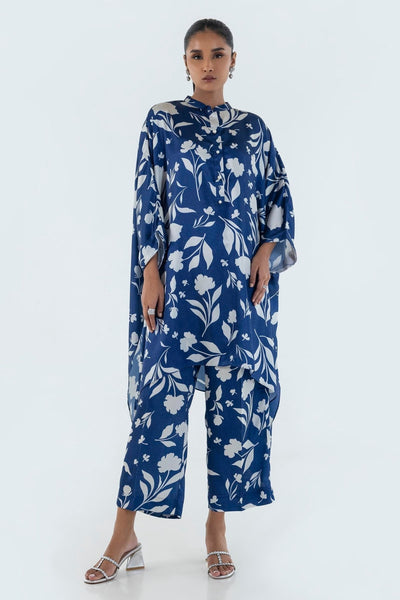 Sana Safinaz | Silk Tunics | FW24STP819P2T-Brand:Sana Safinaz-Type:Ladies Clothes-Multicolor-Poly Satin-House of Maryam- Buy in UK, USA