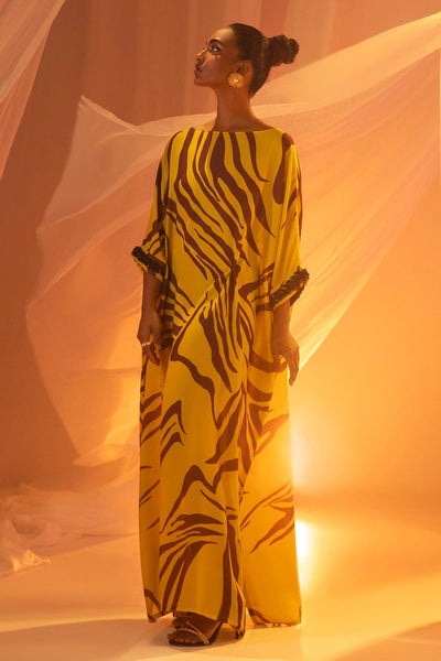 Sana Safinaz | Silk Tunics | SS24STP106-Brand:Sana Safinaz-Type:Ladies Clothes-Multicolor-Crepe-House of Maryam- Buy in UK, USA