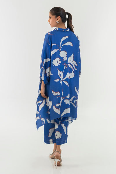 Sana Safinaz | Silk Tunics | SS24STP119P2T-Brand:Sana Safinaz-Type:Ladies Clothes-Multicolor-Poly Satin-House of Maryam- Buy in UK, USA