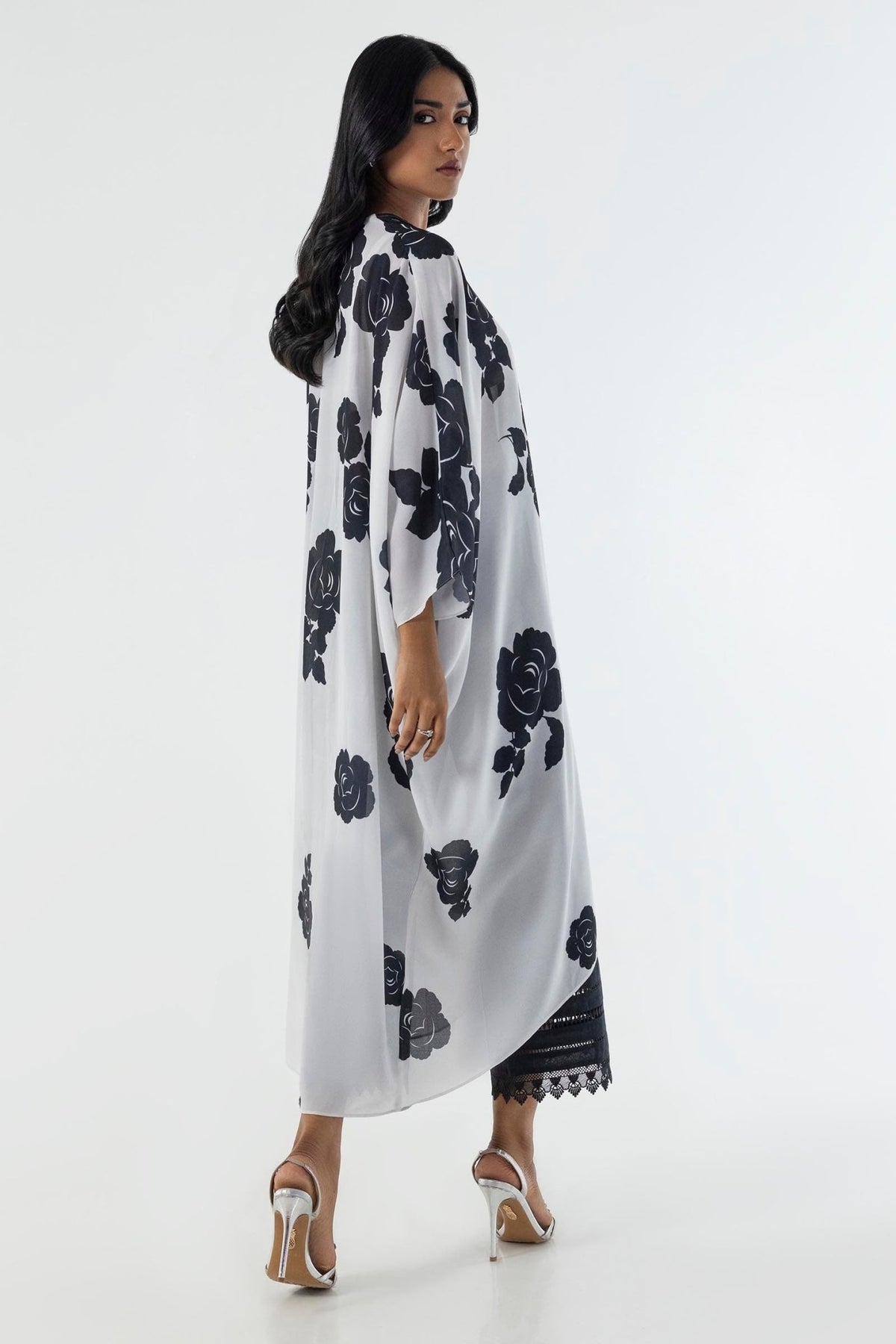 Sana Safinaz | Silk Tunics | SX24STP187-Brand:Sana Safinaz-Type:Ladies Clothes-Multicolor-Poly Satin-House of Maryam- Buy in UK, USA