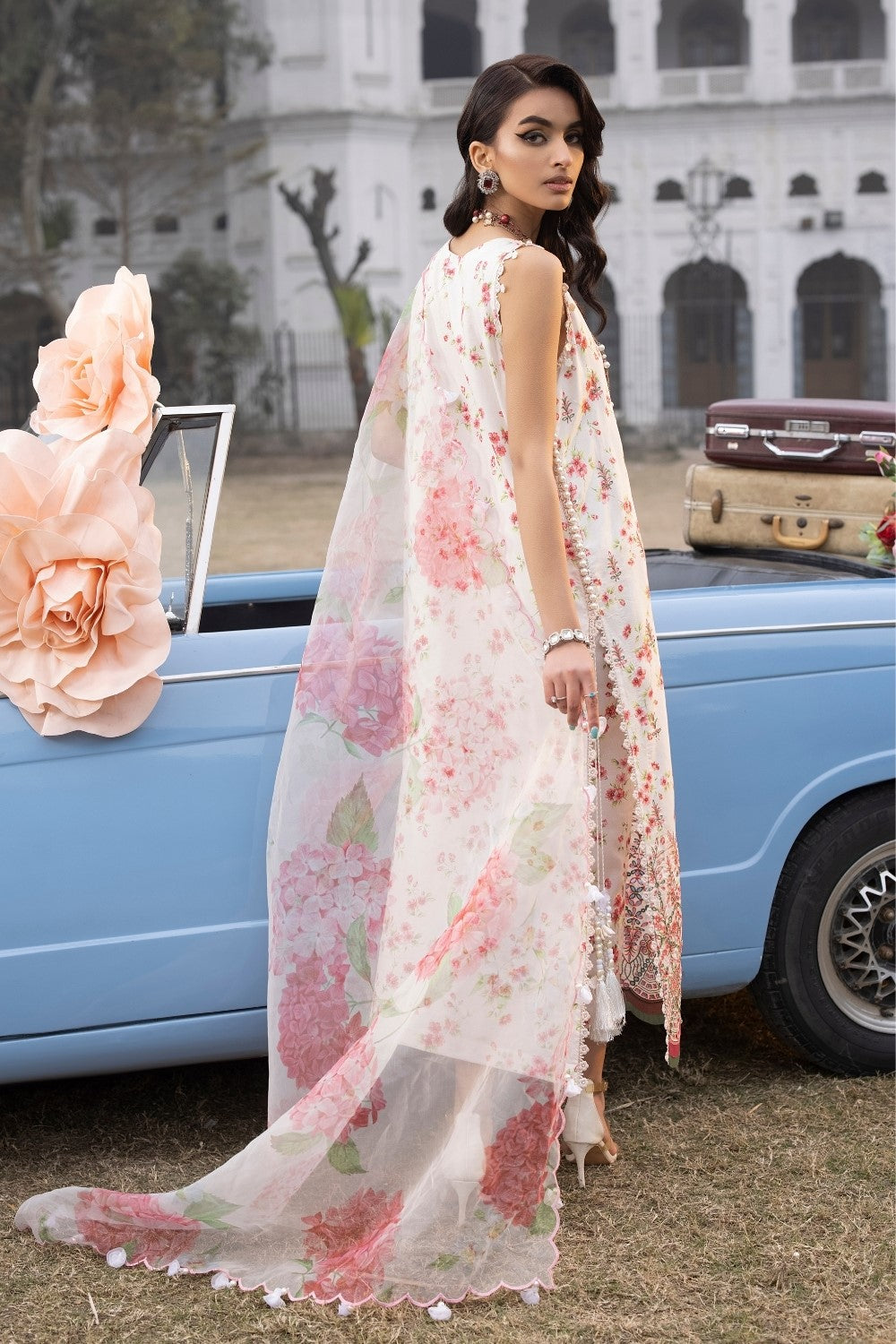 Ittehad | Embroidered Lawn | I-14 -  Ittehad Luxury - Original Designer Dress - House of Maryam
