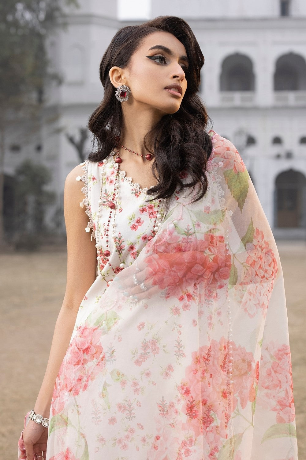 Ittehad | Embroidered Lawn | I-14 -  Ittehad Luxury - Original Designer Dress - House of Maryam