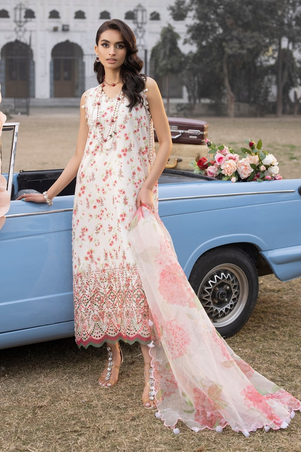 Ittehad | Embroidered Lawn | I-14 -  Ittehad Luxury - Original Designer Dress - House of Maryam