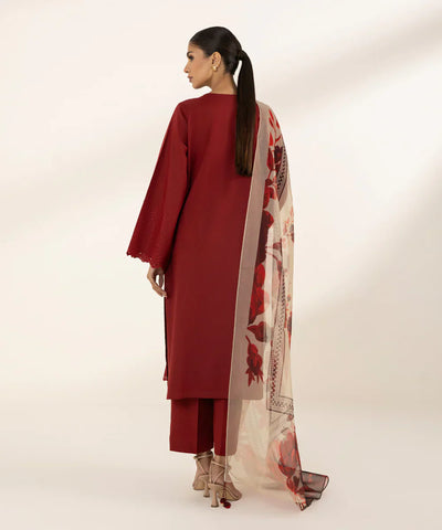 Sapphire | Signature Lawn 24 | 0U2DEST24V11 -  Sapphire Luxury - Original Designer Dress - House of Maryam