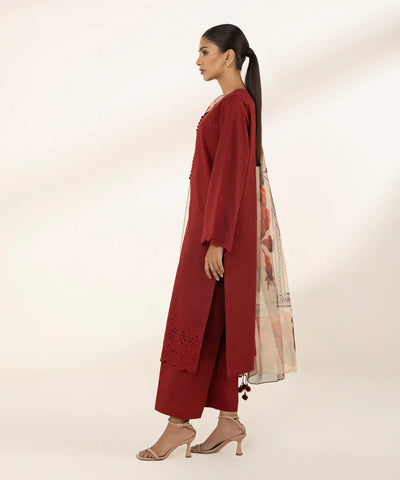 Sapphire | Signature Lawn 24 | 0U2DEST24V11 -  Sapphire Luxury - Original Designer Dress - House of Maryam