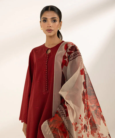 Sapphire | Signature Lawn 24 | 0U2DEST24V11 -  Sapphire Luxury - Original Designer Dress - House of Maryam
