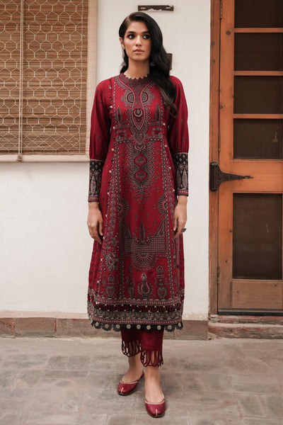 Jazmin | Winter Edition 24 | SLUB KHADDAR UW-0075 -  Jazmin Luxury - Original Designer Dress - House of Maryam