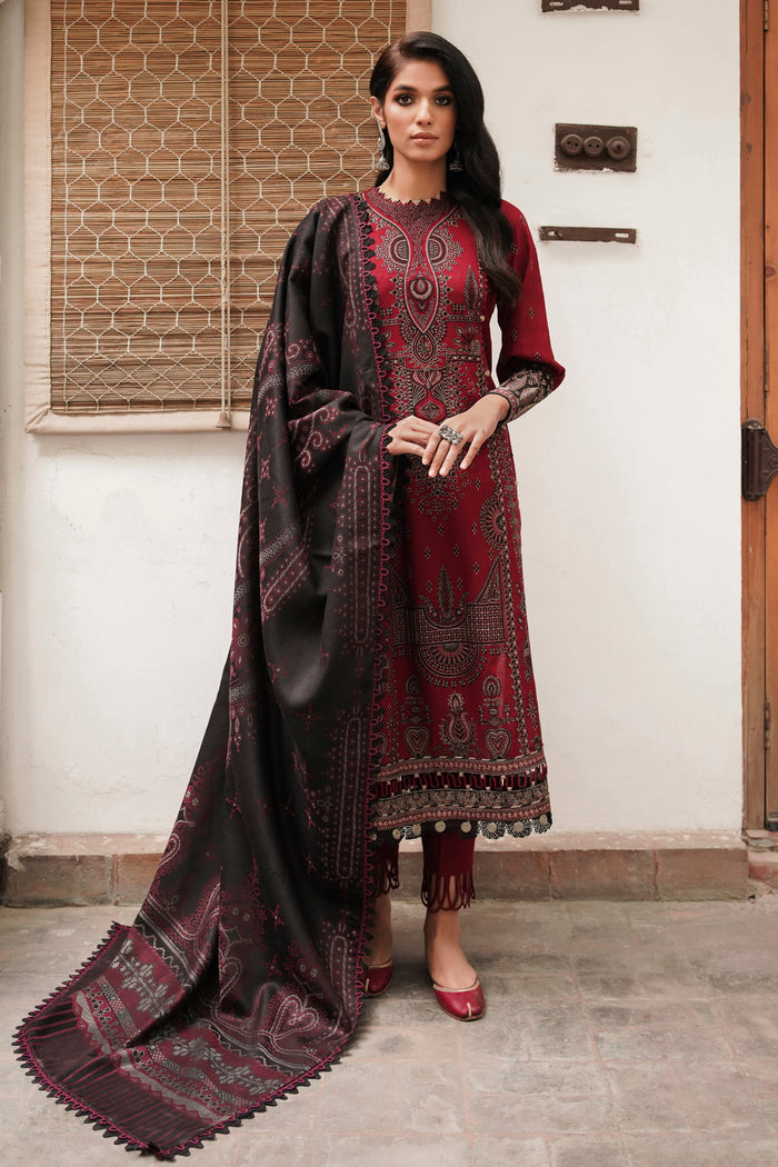 Jazmin | Winter Edition 24 | SLUB KHADDAR UW-0075 -  Jazmin Luxury - Original Designer Dress - House of Maryam