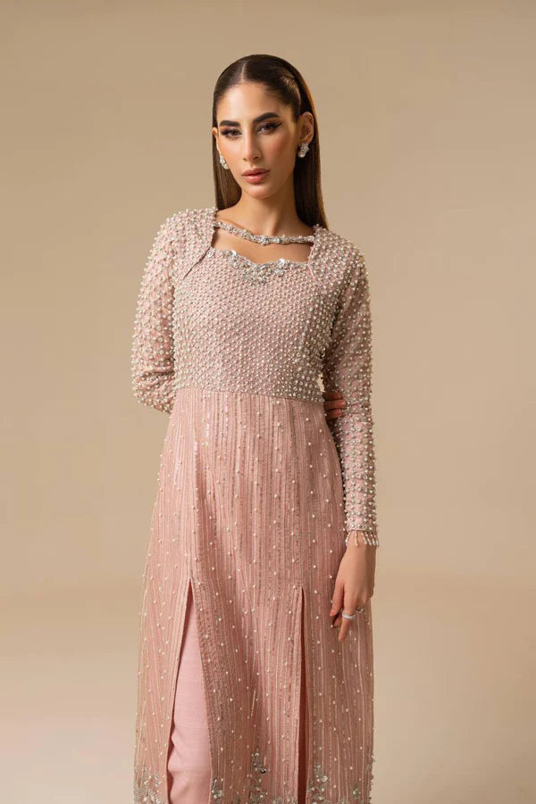 Jeem | Luxury Pret | SCARLETT PINK -  Jeem Luxury - Original Designer Dress - House of Maryam