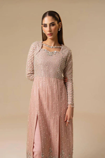 Jeem | Luxury Pret | SCARLETT PINK -  Jeem Luxury - Original Designer Dress - House of Maryam