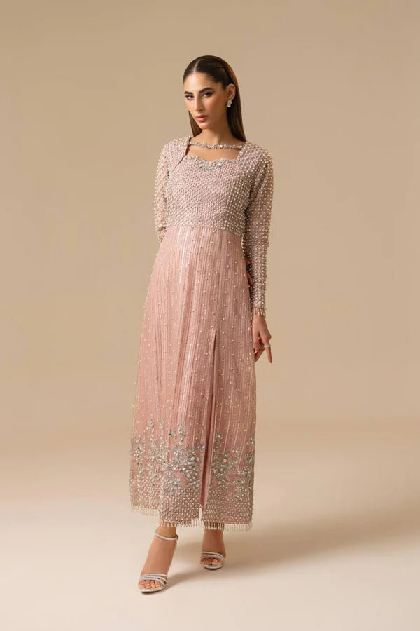 Jeem | Luxury Pret | SCARLETT PINK -  Jeem Luxury - Original Designer Dress - House of Maryam