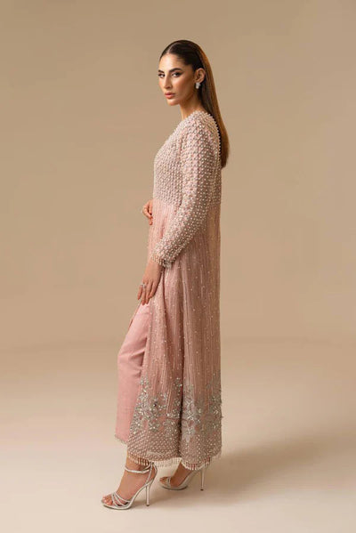 Jeem | Luxury Pret | SCARLETT PINK -  Jeem Luxury - Original Designer Dress - House of Maryam