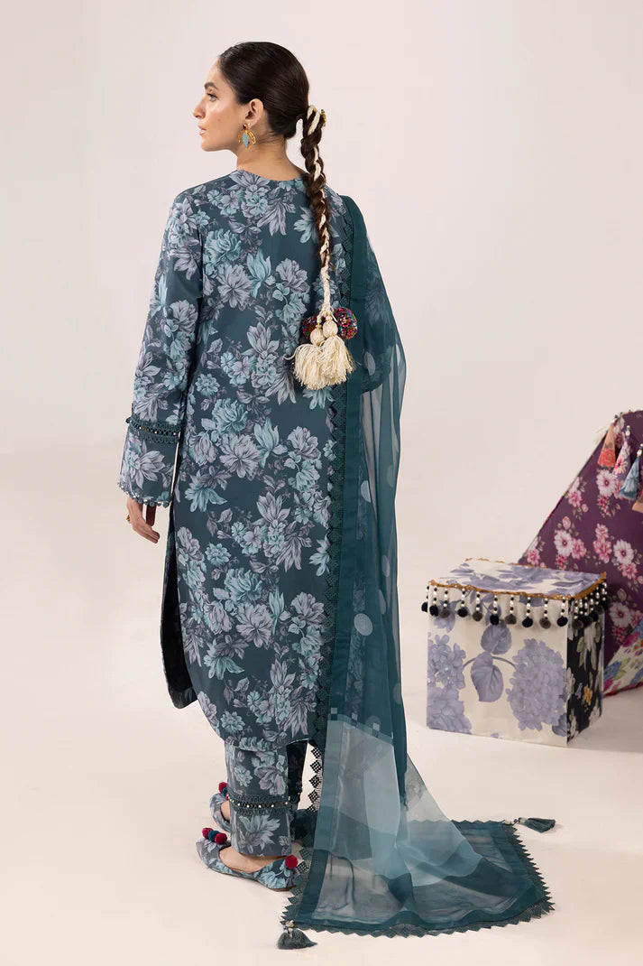 Alizeh | Sheen Lawn Prints 24 | Sea Mist by Designer Alizeh - House of Maryam - Pakistani Designer Ethnic Wear in {{ shop.shopifyCountryName }}