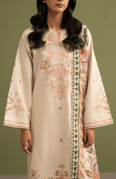 Seran | Essentials Casual | Alen-Brand:Seran-Type:Ladies Clothes-Beige-Lawn-House of Maryam- Buy in UK, USA