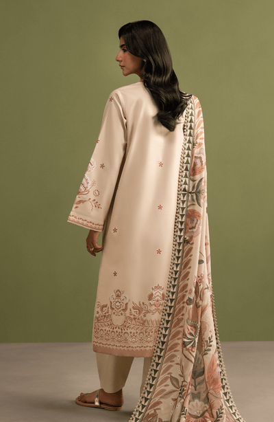 Seran | Essentials Casual | Alen-Brand:Seran-Type:Ladies Clothes-Beige-Lawn-House of Maryam- Buy in UK, USA
