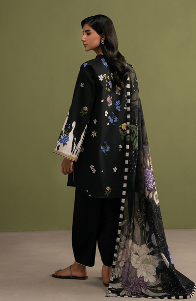 Seran | Essentials Casual | Elen-Brand:Seran-Type:Ladies Clothes-Black-Lawn-House of Maryam- Buy in UK, USA