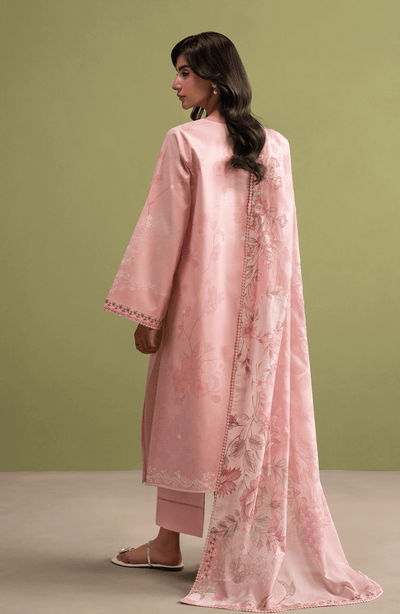 Seran | Essentials Casual | Elora-Brand:Seran-Type:Ladies Clothes-Pink-Lawn-House of Maryam- Buy in UK, USA