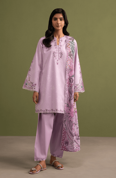 Seran | Essentials Casual | Liora-Brand:Seran-Type:Ladies Clothes-Lilac-Lawn-House of Maryam- Buy in UK, USA
