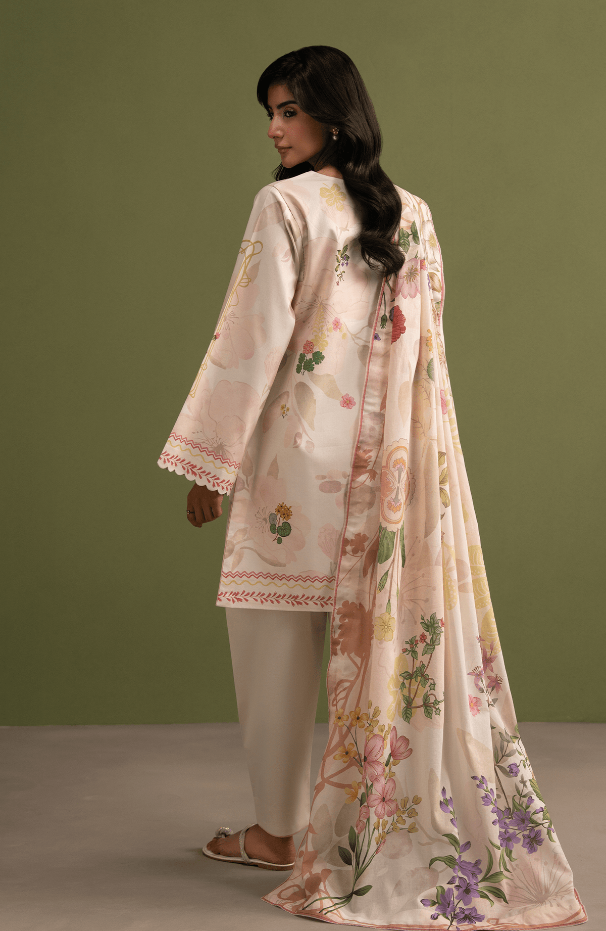 Seran | Essentials Casual | Rayn-Brand:Seran-Type:Ladies Clothes-Ivory-Lawn-House of Maryam- Buy in UK, USA