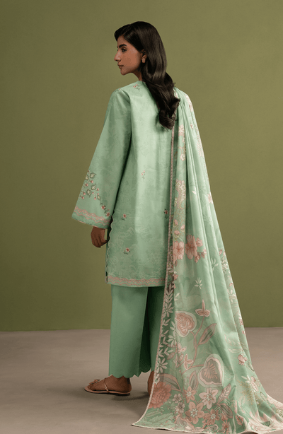 Seran | Essentials Casual |Sorell-Brand:Seran-Type:Ladies Clothes-Sage Green-Lawn-House of Maryam- Buy in UK, USA