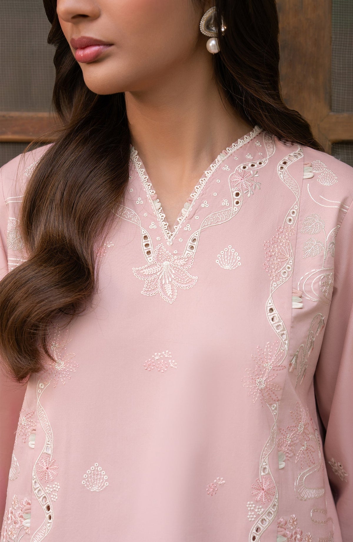 Seran | Luxury Lawn | Mehrin-Brand:Seran-Type:Ladies Clothes-Pink-Lawn-House of Maryam- Buy in UK, USA