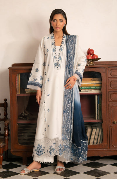 Seran | Luxury Lawn |Raen-Brand:Seran-Type:Ladies Clothes-Lawn-Ivory-House of Maryam- Buy in UK, USA