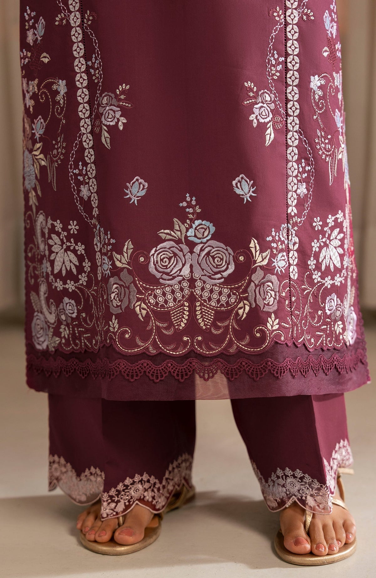 Seran | Luxury Lawn | Rehma-Brand:Seran-Type:Ladies Clothes-Berry-Lawn-House of Maryam- Buy in UK, USA