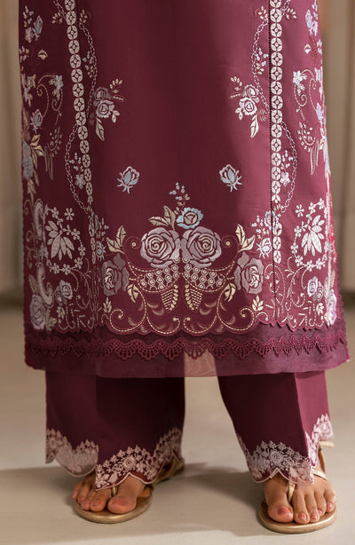 Seran | Luxury Lawn | Rehma-Brand:Seran-Type:Ladies Clothes-Berry-Lawn-House of Maryam- Buy in UK, USA