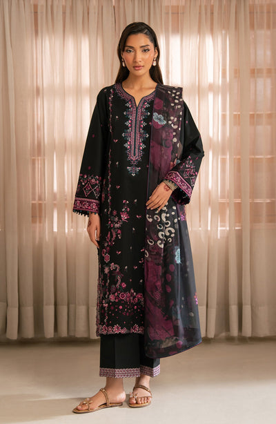 Seran | Luxury Lawn | Zahr-Brand:Seran-Type:Ladies Clothes-Black-Lawn-House of Maryam- Buy in UK, USA