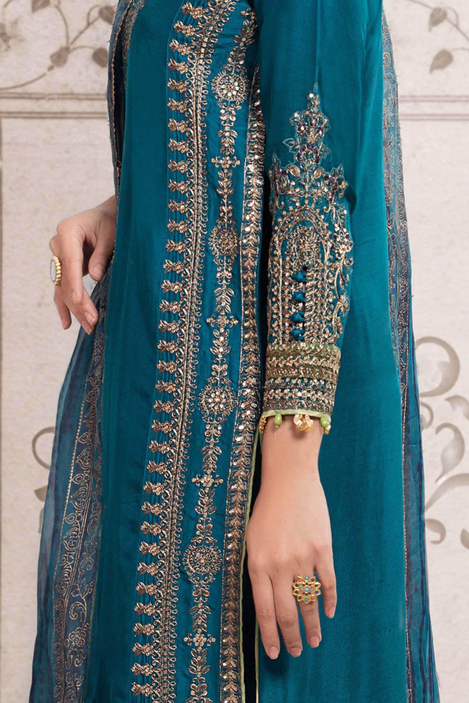 Maira B | Ready to Wear | SF-EF22-07R1 -  Maria B Luxury Formals -  House of Maryam
