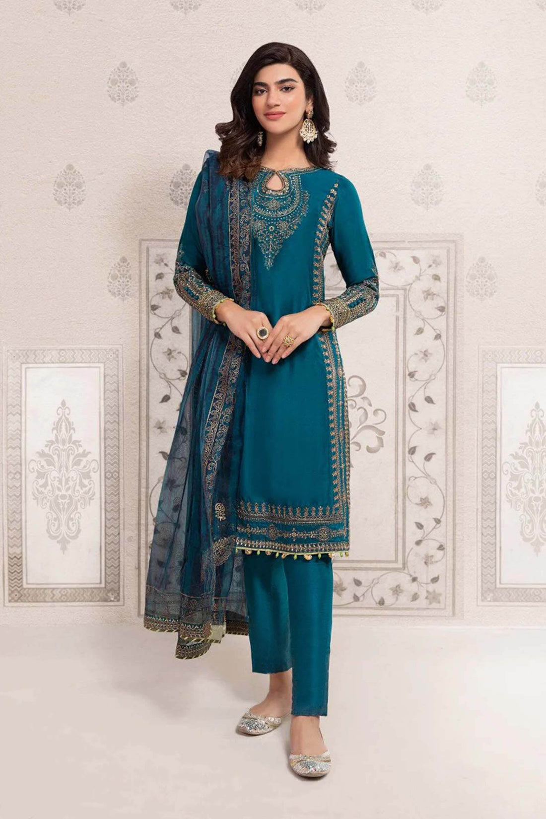 Maira B | Ready to Wear | SF-EF22-07R1 -  Maria B Luxury Formals -  House of Maryam