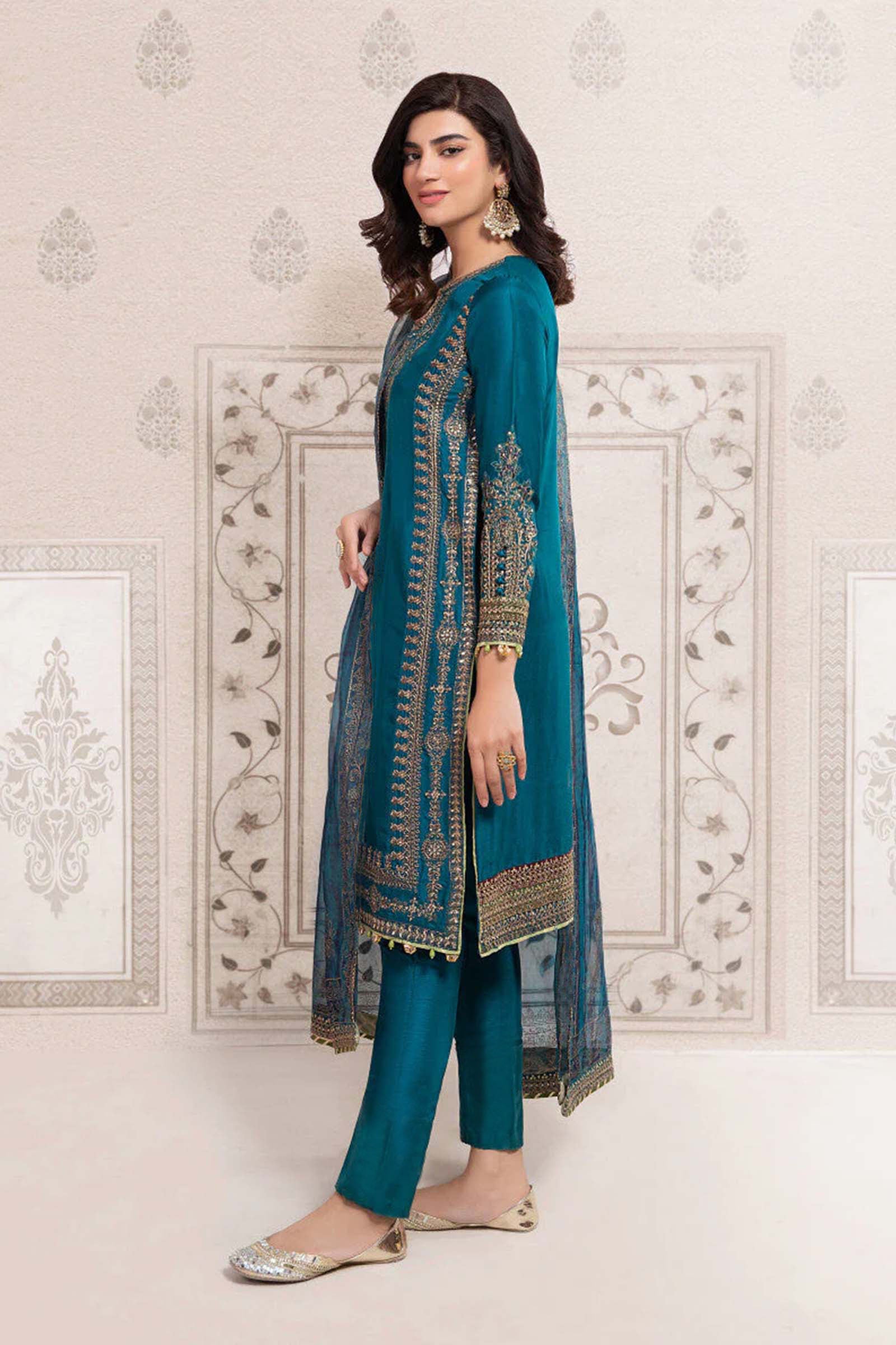 Maira B | Ready to Wear | SF-EF22-07R1 -  Maria B Luxury Formals -  House of Maryam