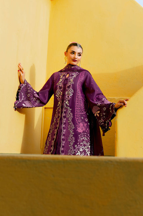 Shagna | Dilras Luxury Lawn | JHEEL SL-02, image 4