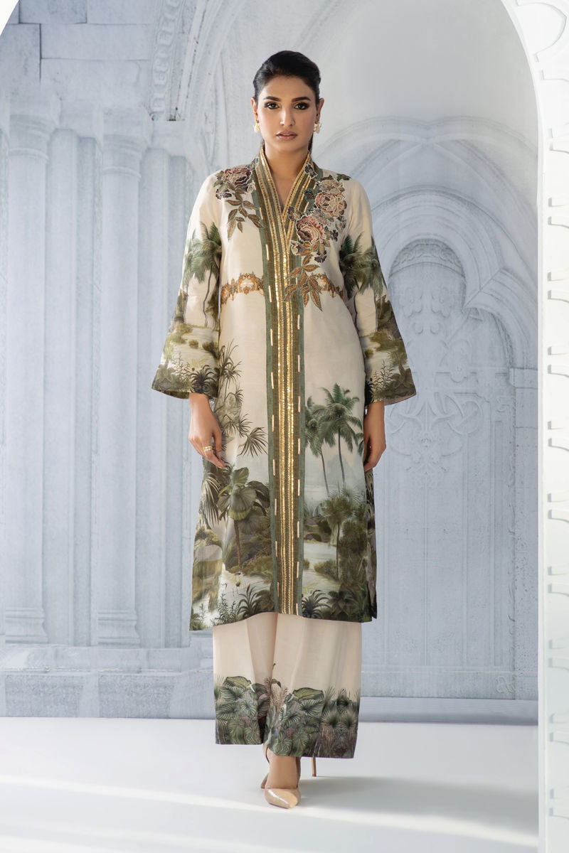 Shamaeel Ansari | Daily Pret Wear | ECK - 03 -  Shamaeel Ansari Luxury - Original Designer Dress - House of Maryam